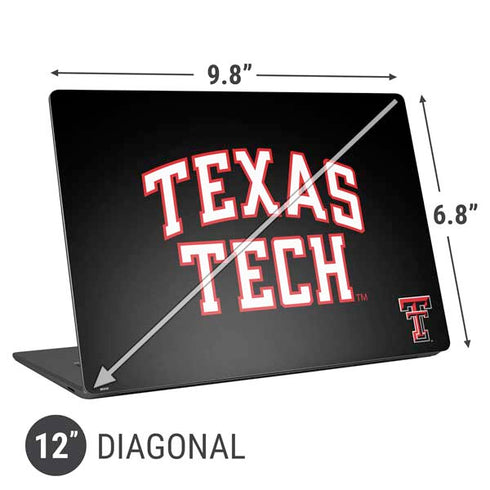 Texas Tech University Bold Universal Laptop 12in (9.8 x 6.8in) Skin